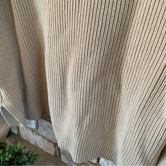 J. Crew | Women's Tan V-Neck Sweater - Picture 13 of 15